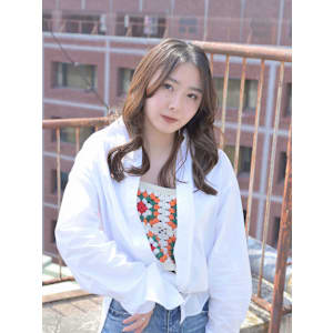 大人ガーリーチョコレート×ふんわりパーマ