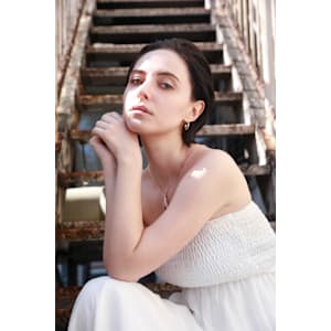 外国人風セミウェットオールバック