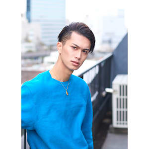 サイドパートアップバング×ウェットショートサイドアンドバック