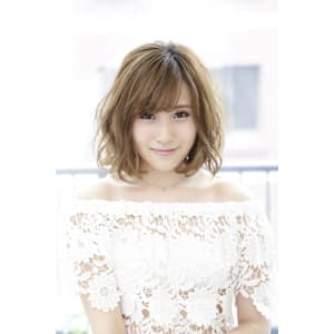 小顔に見せる☆ゆるふわナチュラルウェーブ☆