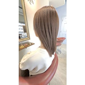 大人小顔似合わせロングボブヘア