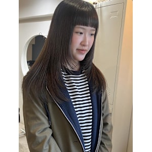 オリーブベージュレイヤーカット【坂口恵梨子】