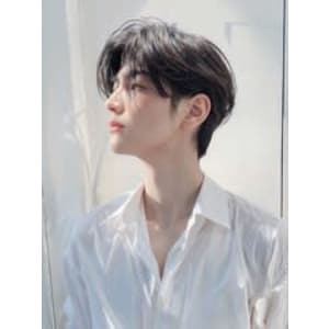 無造作センターパート/ニュアンスパーマ