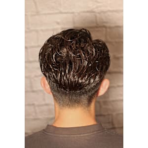 七三ツーブロ×パーマ