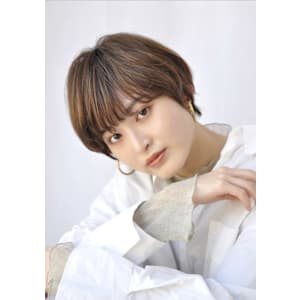 小顔マッシュショート/白髪ぼかし/髪質改善 