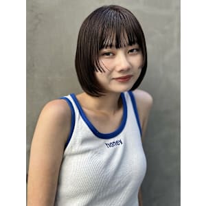 似合わせカット大人ボブ20代30代渋谷顔まわりレイヤーカット
