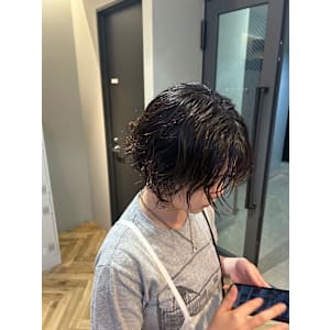 ショート×ゆるふわパーマ