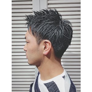 ベリーショート×シルバーアッシュ