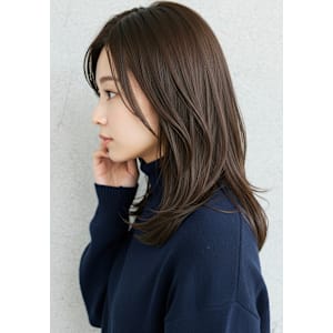 30代40代50代コテ巻きワンカールで仕上げる大人レイヤー