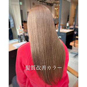 髪質改善カラー×ナチュラルベージュ♪
