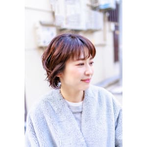 ショートボブパーマ