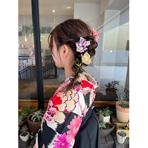 ボブレイヤー 顔周りレイヤー ダークブラウン イルミナカラー - and anon 春日原店【アンドアノン カスガバルテン】掲載中