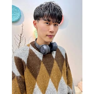 池袋マッシュアイロンセット風パーマ◎[池袋メンズ美容室］