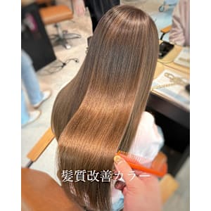 髪質改善カラー×マロンベージュ♪