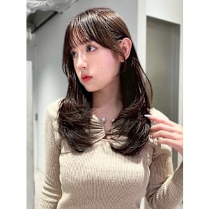 韓国ヘア/レイヤーカット/髪質改善トリートメント/前髪カット