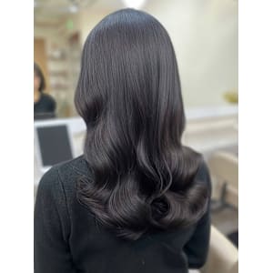 銀座店1番人気メニュー「コテ巻き風パーマ」