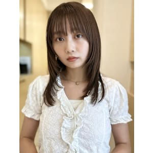 ワンカールでかわいい♪レイヤースタイル×秋カラー