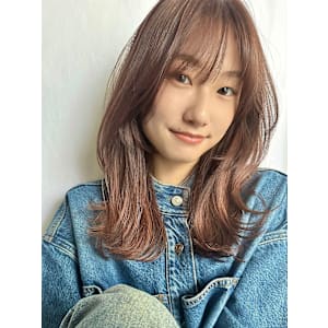 2wayバング/シースルーバング/顔まわりレイヤー/韓国風