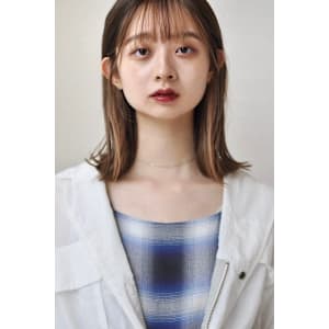 暖色カラー/パツっと/肩はね/10代/20代/30代/