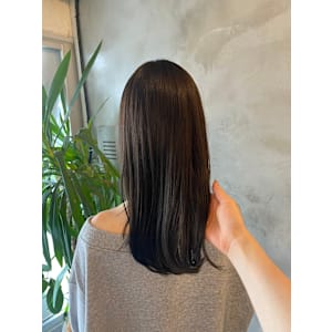 カラー/髪質改善/ラベンダーアッシュ/モテ髪/暗髪