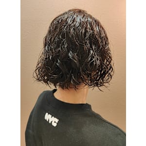 ボブパーマ/ニュアンスパーマ/くるくるパーマ