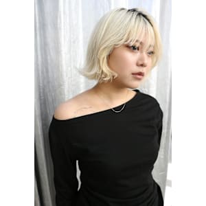 ステップボーンカットボブ/イメチェン/美髪/ホワイトブロンド - STEP BONE CUT TOKYO【ステップボーンカットトーキョー】掲載中