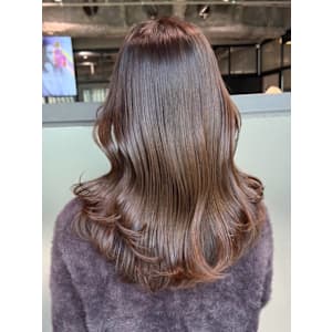 マロンベージュフェミニンロング_ba542541