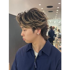 【爽太指名スタイル】マッシュウルフ/フェザーパーマ