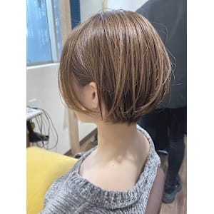 大宮/ショート/ショートボブ/ ハイライト/ベージュ