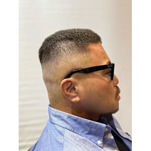 パンチパーマ×ハイスキンフェード