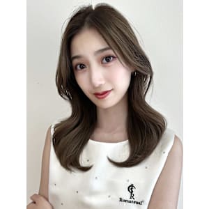 ワンホン巻き/韓国/前髪なし/艶髪/イメチェン