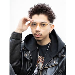 スパイキーショート短髪アップバング刈り上げ - MENIN MEN'S SALON【メイン メンズサロン】掲載中