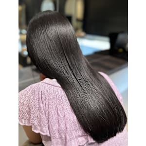 髪質改善カラー/艶カラー/ブルーブラック/酸性ストレート/