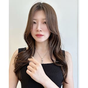 ロングヘア/ワンホンヘア/韓国風/髪質改善/トリートメント