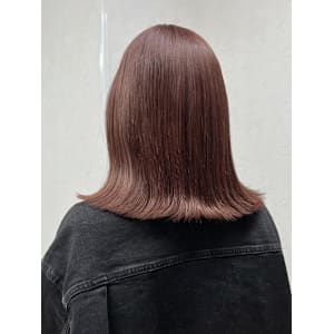 ブリーチ一回で出来るピンクブラウンカラー♪