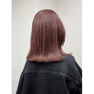 ブリーチ一回で出来るピンクブラウンカラー♪