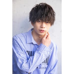 【小久保style】メンズカットツーブロックツイストウルフ