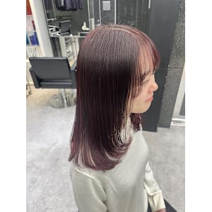 ♪艶感たっぷり暖色ワインレッド