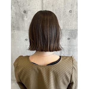 切りっぱなしボブ/ベージュ«ARCH Sayaka»