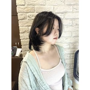小顔カット/ミディアムヘア【茗荷谷駅】