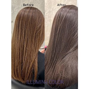 髪質改善　イルミナカラー