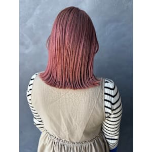 ピンクオレンジカラー／ダブルカラー