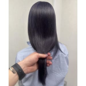 #寒色系色落ちが綺麗なネイビーブルー♪