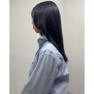 #寒色系色落ちが綺麗なネイビーブルー♪