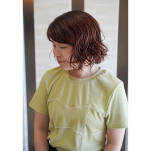 ピンクブラウン×エアウェーブ