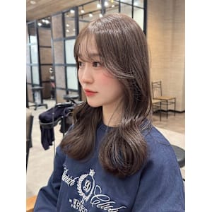 韓国顔まわりレイヤー／個室サロン美髪髪質改善トリートメント