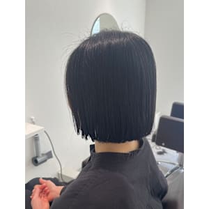 ナチュラル肩上ボブ