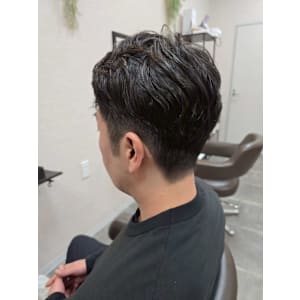 メンズカット/パーマ/グレイカラー/鎌取駅/韓国風/白髪染め