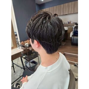 メンズカット/パーマ/グレイカラー/鎌取駅/韓国風/白髪染め