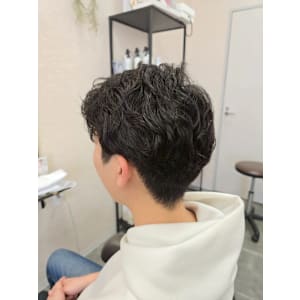 メンズカット/パーマ/グレイカラー/鎌取駅/韓国風/白髪染め